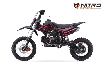 NITRO MOTORS 125cc Kinder Dirtbike Storm V3 BRX 14/12 4-Gang
